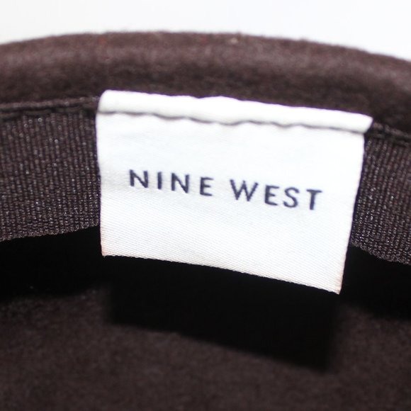 Nine West Wool Hat Brown newsboy classic One size - Picture 4 of 9